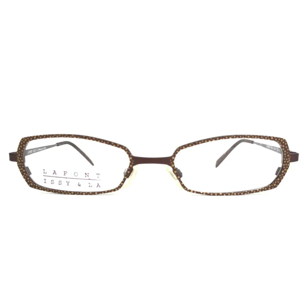 Lafont Issy & La Petite Eyeglasses Frames CENTURI 500 Brown Spotted 47-17-135